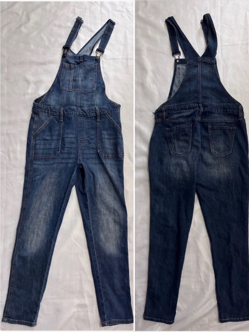 Gap Overalls Side Zip Size M Medium Indigo